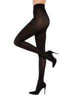 Gatta Florence 50 Denier Intense Black Women's Tights with Gentle Satin Shine