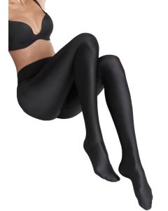 Marilyn Shine 160 Denier Glossy Opaque Black Tights 