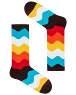 TakaPara Rainbow Wave Funky Colouful Unisex Socks
