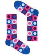 TakaPara Best Socks Ever - Fashion Pattertned Socks  Pink