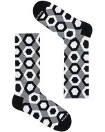 TakaPara Funky Fassion Black & White Socks