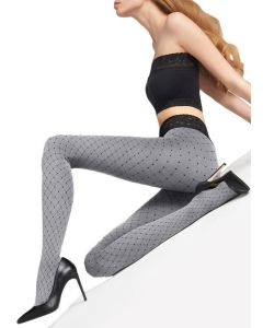 Marilyn Intense Exclusive Diamond Patterned Tights
