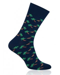 MORE Colourful Men Socks with a Pattern of Palm