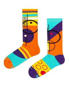 TakaPara Funky Colourful Unisex Socks Bauhaus 1