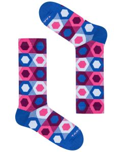 TakaPara Best Socks Ever - Fashion Pattertned Socks  Pink