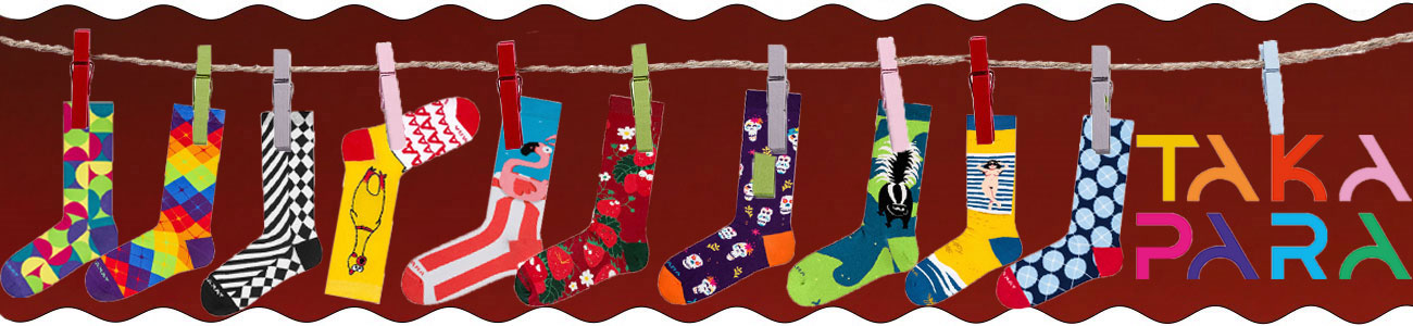 TakaPara Funky colourful Socks